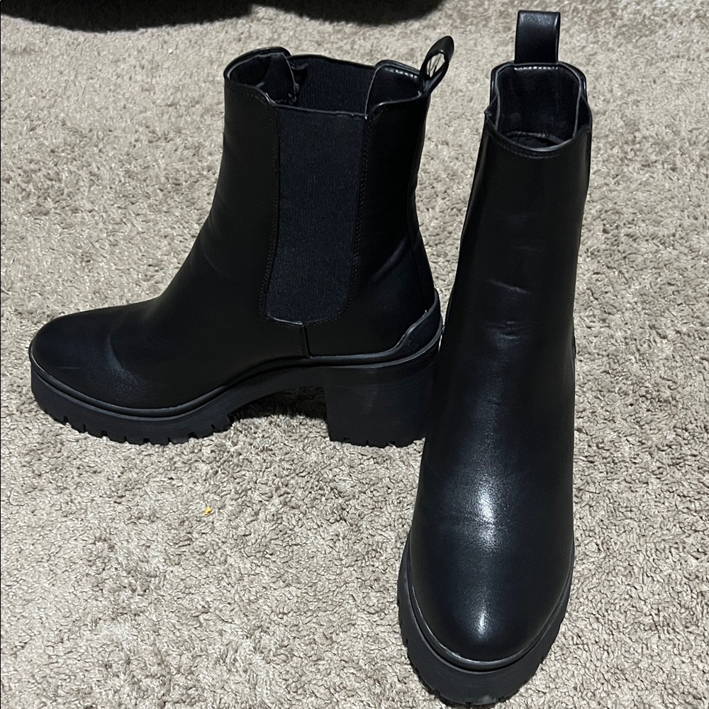 Boohoo Black Ankle Boots for Women